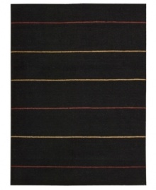 Subtle striping gives way to understated sophistication in the Horizon area rug from Calvin Klein. Generously thick wool fibers are hand tufted in India for remarkable strength and detailed design. Perfect for mixing with any style decor. Subtle striping gives way to understated sophistication in the Horizon area rug from Calvin Klein. Generously thick wool fibers are hand tufted in India for remarkable strength and detailed design. Perfect for mixing with any style decor.