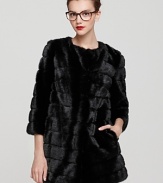 Enrich your look with the decadence of faux fur. This Sam Edelman coat is supremely plush, perfect for your every day when glamour is on the agenda.