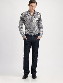 Printed to perfection, handsomely tailored in fine Italian cotton.ButtonfrontCottonDry cleanMade in Italy