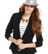 Need a layer in your life? This knit cardigan from American Rag hits all the right style marks thanks to a chic peplum hem.