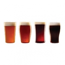 Designed for today's craft beers, these lightweight yet very durable glasses are perfectly sized for the perfect pour of your old (and new) favorites: Classic pint, I.P.A, Seasonal and Porter.