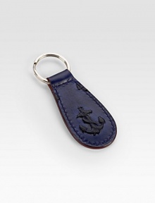 A beautifully embossed piece to hold your every key.Embossed anchor design2¼W X 1¼HLeatherImported A beautifully embossed piece to hold your every key.Embossed anchor design2¼W X 1¼HLeatherImported