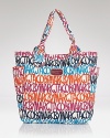 Keep in line with this logo-splashed tote from MARC BY MARC JACOBS. With colorful consonants, it's sure to be the daytime bag on every label lover's wish list.