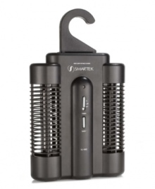 Clean out your closet-odors, air and all. Refresh your clothes with an ionic closet cleaner that naturally sanitizes both garments and the surrounding air. Lightweight and compact, this portable purifier uses energy-saving plasma breeze technology to bring new life into your space. 3-month warranty. Model ST70. Clean out your closet-odors, air and all. Refresh your clothes with an ionic closet cleaner that naturally sanitizes both garments and the surrounding air. Lightweight and compact, this portable purifier uses energy-saving plasma breeze technology to bring new life into your space. 3-month warranty. Model ST70.