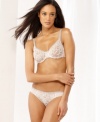 The essence of sexy. This stretchy underwire bra by DKNY features beautiful Signature Lace. Style #451000