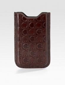 A slipcase for the iPhone® user who appreciates elegant craftsmanship as much as on-the-go style in embossed calfskin leather. Leather Accommodates all iPhone 4/4S models 3½W X 5H Made in Italy 