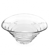 Gentle waves add modern flair to these luminous serving bowls. Combine with the rest of the Sophie Conran collection for a lively mix of shapes and textures.