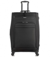 When travel speeds up, be in control! A masterful mix of lightweight convenience and long-lasting durability guarantee a hassle-free arrival. The fully-lined interior includes a removable wet pouch, mesh lid compartment and tie-down straps to sort out your belongings and keep order as you go along. 10-year warranty.