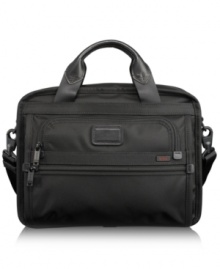 Meeting TSA checkpoint requirements, the T-Pass laptop brief makes traveling the world a whole lot easier. Thoughtful features make space for everything business with a ticket pocket, removable accessories pouch and an organizer panel. Tumi quality assurance warranty. Meeting TSA checkpoint requirements, the T-Pass laptop brief makes traveling the world a whole lot easier. Thoughtful features make space for everything business with a ticket pocket, removable accessories pouch and an organizer panel. Tumi quality assurance warranty.