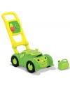 Push and pull. They'll love lending a hand with the chores when they've got this turtle mower with sound-effects from Melissa and Doug.