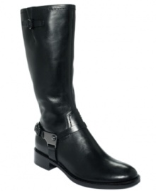 Elegant, shiny buckles add a dash of sophistication to Ecco's Hobart boots. With elastic gore on the shaft for easy entry and a leather sock lining, this pair has everything you need. Elegant, shiny buckles add a dash of sophistication to Ecco's Hobart boots. With elastic gore on the shaft for easy entry and a leather sock lining, this pair has everything you need.