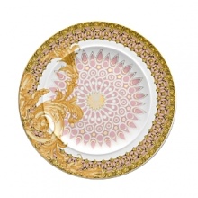 From the House of Versace comes the exquisite Byzantine Dreams collection, uniquely expressive and full of character. Impressive in fresh colors and broken up by skillfully placed gold accents and large arabesques, this luxe series is inspired by tradition and reinterpreted in Versace style. From the House of Versace comes the exquisite Byzantine Dreams collection, uniquely expressive and full of character. Impressive in fresh colors and broken up by skillfully placed gold accents and large arabesques, this luxe series is inspired by tradition and reinterpreted in Versace style.