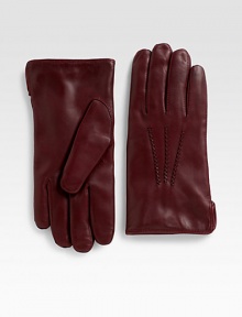 EXCLUSIVELY OURS. A must-have this season and for years to come in fine nappa leather with cashmere linings for incomparable warmth.About 9½ longCashmere liningLeatherDry cleanMade in Italy