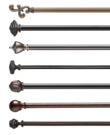 Give your room a put-together look with coordinating holdbacks that match the distinctive designs of the Umbra Extra Long Rod collection. (Clearance) Give your room a put-together look with coordinating holdbacks that match the distinctive designs of the Umbra Extra Long Rod collection. (Clearance)