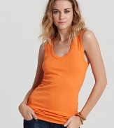 Michael Stars ticks another box on your summer must-have list with this vibrantly hued tank top.