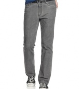 It's ok to go grey.  These jeans from Kenneth Cole Reaction change your tone for fall.