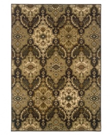 The Odyssey area rug from Sphinx is cross-woven of 36 different colors which gives its timeless medallion motif incredible depth and textural interest. Intricately woven of pure polypropylene for exquisite strength and softness. The Odyssey area rug from Sphinx is cross-woven of 36 different colors which gives its timeless medallion motif incredible depth and textural interest. Intricately woven of pure polypropylene for exquisite strength and softness.
