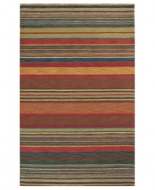 In smooth, muted colors, this dynamic area rug adds sophisticated texture to any interior. Special dyeing techniques are used to create the rug's rich hues, as well as its softness. Woven from wool, the Inca rug is just what you need to make any room more unique. In smooth, muted colors, this dynamic area rug adds sophisticated texture to any interior. Special dyeing techniques are used to create the rug's rich hues, as well as its softness. Woven from wool, the Inca rug is just what you need to make any room more unique.