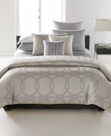 Artistic expression. Hotel Collection's Calligraphy sham features fluid lines that form an allover arabesque design in soft, neutral tones. Artistic expression. Hotel Collection's Calligraphy sham features fluid lines that form an allover arabesque design in soft, neutral tones.
