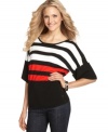 Cable & Gauge puts a new spin on stripes: a pop of color looks fresh and crisp with your favorite jeans!