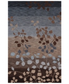 Inspired by the beauty of the natural landscape, the Studio rug from Dalyn adds undeniable drama to your living space. With a floral pattern accenting gorgeous layered hues of mocha, sky and midnight blue, the rug is hand tufted for incredibly plush texture. Inspired by the beauty of the natural landscape, the Studio rug from Dalyn adds undeniable drama to your living space. With a floral pattern accenting gorgeous layered hues of mocha, sky and midnight blue, the rug is hand tufted for incredibly plush texture.