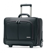 Your plus one! Make the trip a success with a distinguished boarding bag that knows (and conquers) business matters, giving you easy access to all of your business must-haves. Clean, modern lines mix with traditional styling to bring a lasting rugged durability to each and every trip. 10-year warranty. Qualifies for Rebate