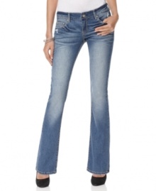 In a classic bootcut style, make these Ariya dark wash jeans your fave denim go-to! In a classic bootcut style, make these Ariya dark wash jeans your fave denim go-to!