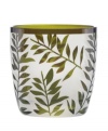 Spread earthy allure throughout your home with votive candles. Silhouetted vines unfurl from a band of green on three softly frosted crystal candle holders for a fresh outdoor feel.  Qualifies for Rebate