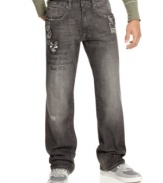 These Ecko Unltd jeans will replace your boring blues with patched up style.