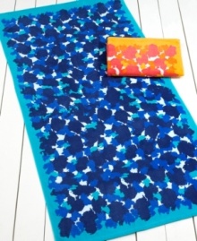 Catch some rays! This Splash Pool beach towel from Martha Stewart Collection keeps you warm and dry, featuring an abstract design in pure cotton. Comes in two bright color palettes. Catch some rays! This Splash Pool beach towel from Martha Stewart Collection keeps you warm and dry, featuring an abstract design in pure cotton. Comes in two bright color palettes.