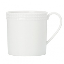 Wickford by Kate Spade is versatile white porcelain in elegant, updated shapes and is embossed with a twisting rope design. Wickford by Kate Spade is versatile white porcelain in elegant, updated shapes and is embossed with a twisting rope design.