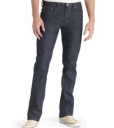 Lose a few inches. These slim-fit jeans from Levi's set your style on the straight and narrow.