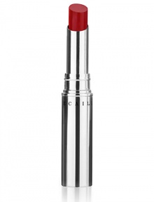 A modern full-impact lipstick that is hydrating and luminous with 6 hours of great color. A first to market formula, this is a lip formula that takes lipstick to the most modern level. Packaged in a slim stylo, this formula delivers sophisticated matte color with a natural satin finish.The texture melts onto lips with a comforting and hydrating application. Natural extracts of papaya and orchid help to soften lips and provide anti-oxidant, anti-aging protection.