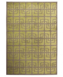 Inspired by mid-century modern patterns, the Zanzibar area rug presents a unique geometric design in fresh, contemporary colors. Its streamlined, low-cut pile and durable construction offer a handsome, lasting finish to any room. (Clearance) Inspired by mid-century modern patterns, the Zanzibar area rug presents a unique geometric design in fresh, contemporary colors. Its streamlined, low-cut pile and durable construction offer a handsome, lasting finish to any room. (Clearance)