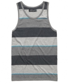 When the mercury starts to rise, this striped tank from Retrofit will be your essential summer style. When the mercury starts to rise, this striped tank from Retrofit will be your essential summer style.