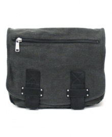 The day is yours. Throw this stylish messenger bag from Kenneth Cole Reaction over your shoulder and hit the road with everything you need. Made of durable cotton canvas with a cool-as-could-be graphic print interior, it's sure to be the bag you grab time and time again. Limited lifetime warranty. The day is yours. Throw this stylish messenger bag from Kenneth Cole Reaction over your shoulder and hit the road with everything you need. Made of durable cotton canvas with a cool-as-could-be graphic print interior, it's sure to be the bag you grab time and time again. Limited lifetime warranty.