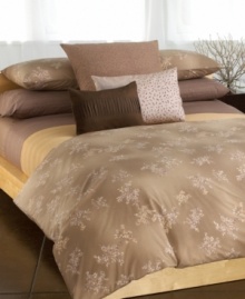 Dream sweetly on the Asian-inspired sophistication of this standard sham. Featuring printed sprays of blossoming grass on a textured ground and woven of the softest 100% cotton percale. (Clearance) Dream sweetly on the Asian-inspired sophistication of this standard sham. Featuring printed sprays of blossoming grass on a textured ground and woven of the softest 100% cotton percale. (Clearance)