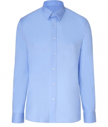 Bring high style to your workweek look with this sleek button down from Hugo - Small spread collar, front button placket, slim fit, curved hem - Pair with a slim suit or with jeans for a casual-cool ensemble Bring high style to your workweek look with this sleek button down from Hugo - Small spread collar, front button placket, slim fit, curved hem - Pair with a slim suit or with jeans for a casual-cool ensemble