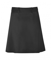 Classic and undeniably flirtatious, this chic A-Line mini-skirt is party-perfect - Wide waistband with belt loops, A-line silhouette, paneled, concealed side zip closure - Style with a sheer silk blouse, a boyfriend blazer, and high heel booties Classic and undeniably flirtatious, this chic A-Line mini-skirt is party-perfect - Wide waistband with belt loops, A-line silhouette, paneled, concealed side zip closure - Style with a sheer silk blouse, a boyfriend blazer, and high heel booties