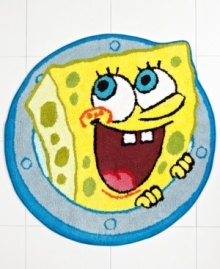 Who lives in a pineapple under the sea? Spongebob Squarepants decorates the bath with this bath rug, featuring the one and only Spongebob in bright colors pleasing to your little ones. Who lives in a pineapple under the sea? Spongebob Squarepants decorates the bath with this bath rug, featuring the one and only Spongebob in bright colors pleasing to your little ones.