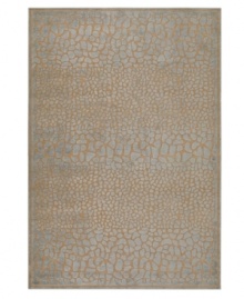 A refined reptilian pattern makes a stylish statement, suffusing your space with a touch of the exotic. Designed for easy care and long-lasting wear, this striking area rug from Surya will maintain its plush texture even in high-traffic areas. A refined reptilian pattern makes a stylish statement, suffusing your space with a touch of the exotic. Designed for easy care and long-lasting wear, this striking area rug from Surya will maintain its plush texture even in high-traffic areas.