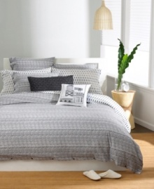 Ruffled elastic is sewn in meitered rectangles for a surprising take on traditional design. Coordinate with other Bar III decorative pillows to complete your ideal bedding arrangement. Ruffled elastic is sewn in meitered rectangles for a surprising take on traditional design. Coordinate with other Bar III decorative pillows to complete your ideal bedding arrangement.
