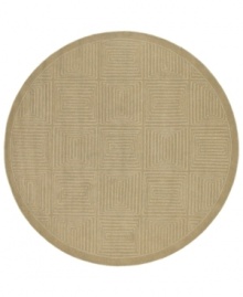 By using a centuries-old technique, craftsmen are able to produce the unique detail and texture of this plush wool rug from Surya's Mystique collection. They work traditional shuttles, then hand-carve and hand-finish the rug in pursuit of high quality and a flawless finish. The rug's square spiral design and neutral, sandy tone bring elegance to any room.