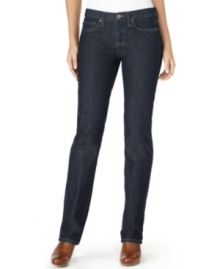 Skinny jeans get straightened out this season with this look from Calvin Klein Jeans. Dress them up with a fun blouse, or dress them down with an easy tee. Skinny jeans get straightened out this season with this look from Calvin Klein Jeans. Dress them up with a fun blouse, or dress them down with an easy tee.