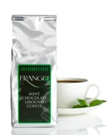 Frango's classic chocolate mint candies are now in sippable form. Savor the decadent trio of chocolate, mint and coffee all in one bold blend that's perfect when placed on any home dessert menu. Frango's classic chocolate mint candies are now in sippable form. Savor the decadent trio of chocolate, mint and coffee all in one bold blend that's perfect when placed on any home dessert menu.
