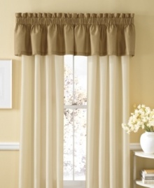 Escape into an enchanting oasis every night with Martha Stewart Collection's Florentine Swirl window treatment set. Light and dark neutrals are layered for gorgeous contrast and finished with a pole top construction for a look that presents elegance and grandeur. Escape into an enchanting oasis every night with Martha Stewart Collection's Florentine Swirl window treatment set. Light and dark neutrals are layered for gorgeous contrast and finished with a pole top construction for a look that presents elegance and grandeur.