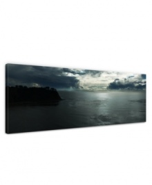 Set your decor on an electrifying course. A storm blows over the open ocean in this standout panorama by Ashley Beck. With a polished, gallery-wrap finish, it redefines the bedroom, living room or foyer with ease. Set your decor on an electrifying course. A storm blows over the open ocean in this standout panorama by Ashley Beck. With a polished, gallery-wrap finish, it redefines the bedroom, living room or foyer with ease.