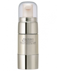 Shiseido Bio-Performance Super Eye Contour Cream. A powerful, time-fighting, multi-benefit treatment that recharges the eye area with youthful-looking vibrance. Reduces the appearance of wrinkles, dark circles, and dullness, as it effectively hydrates and energizes skin. Developed with advanced Shiseido technology and ingredients including Wrinkle-Targeting Complex and Super Bio-Moisture Network. The texture is easily absorbed and never sticky. Excellent for all skin types. Use morning and night after moisturizer. Shiseido Bio-Performance Super Eye Contour Cream. A powerful, time-fighting, multi-benefit treatment that recharges the eye area with youthful-looking vibrance. Reduces the appearance of wrinkles, dark circles, and dullness, as it effectively hydrates and energizes skin. Developed with advanced Shiseido technology and ingredients including Wrinkle-Targeting Complex and Super Bio-Moisture Network. The texture is easily absorbed and never sticky. Excellent for all skin types. Use morning and night after moisturizer.
