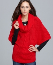 Slouchy in all the right places, BandolinoBlu's cowlneck sweater looks great as a layering piece or on its own! (Clearance) Slouchy in all the right places, BandolinoBlu's cowlneck sweater looks great as a layering piece or on its own! (Clearance)