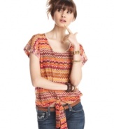 Indulge your love of eye-catching patterns with this top from Pretty Rebellious!